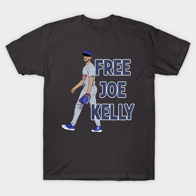 Free Joe Kelly LA Dodgers T-Shirt by Hevding